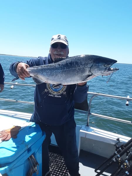 Sideways Salmon on the Sudsy